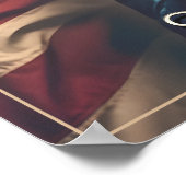 赤、白、青の自由の精神 ポスター (角)