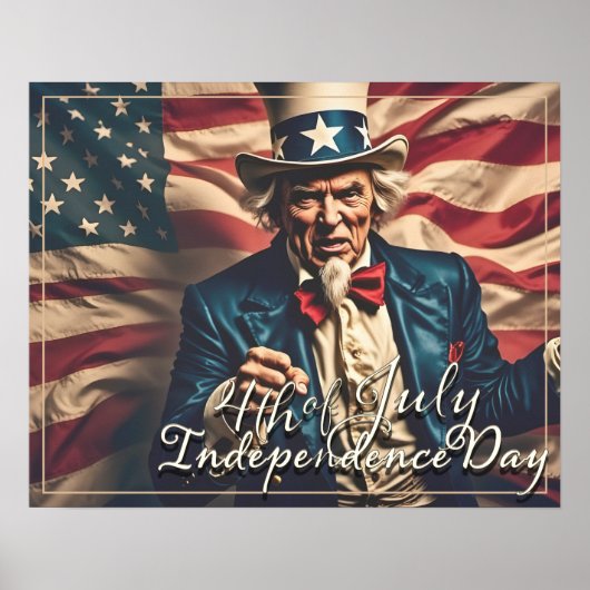 赤、白、青の自由の精神 ポスター (正面)