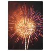 赤、白、青の花火愛国者 クリップボード (裏面)