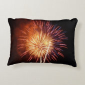 赤・白・青の花火I愛国心 アクセントクッション (裏面)