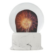 赤・白・青の花火I愛国心 スノーグローブ (裏面)