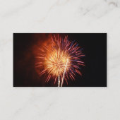 赤・白・青の花火I愛国心 名刺 (裏面)
