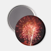 赤・白・青の花火II愛国心 マグネット (正面/裏面)