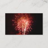 赤・白・青の花火II愛国心 名刺 (裏面)