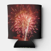 赤・白・青の花火II愛国心 缶クーラー (裏面)