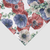 赤、白、青の花 薄葉紙 (詳細)