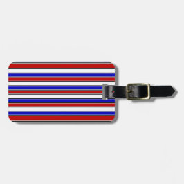 赤、白、青の荷物タグ ラゲッジタグ