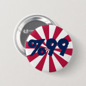 赤、白、青の99%ボタン 缶バッジ (正面&裏面)