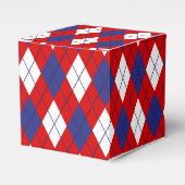 赤、白、青アーガイル1-FAVOR BOX square フェイバーボックス (正面サイド)
