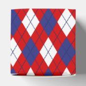 赤、白、青アーガイル1-FAVOR BOX square フェイバーボックス (上部)