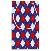 赤、白 – 青アーガイル2抱き枕S スモールペーパーバッグ (裏面)