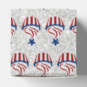 赤・白・青カップケーキ7月4日グリッター フェイバーボックス (上部)