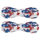 赤・白・青迷彩柄7月4日グリッター ソフトボール (パネル)