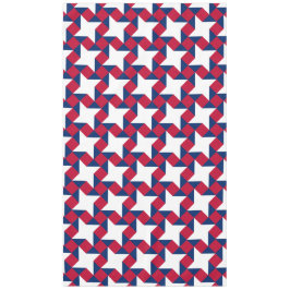 赤・白・青7月4日パッチワークパターン テーブルクロス