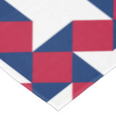 赤・白・青7月4日パッチワークパターン テーブルクロス (アングル)