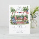 赤・白・青7月4日 招待状 (スタンド正面)