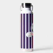 赤、白、青、いかり水カスタム瓶 ウォーターボトル (正面)