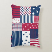 赤、白、青 アクセントクッション (裏面(縦))