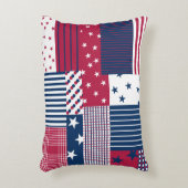 赤、白、青 アクセントクッション (正面(垂直))