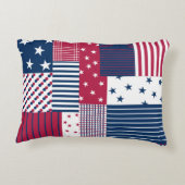 赤、白、青 アクセントクッション (裏面)