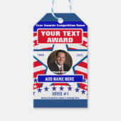 赤、白、青 ギフトタグ (正面)