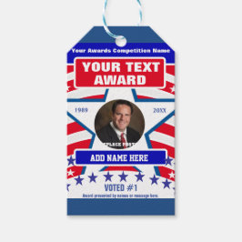 赤、白、青 ギフトタグ