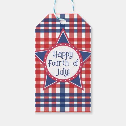 赤、白、青 ギフトタグ (正面)