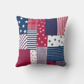 赤、白、青 クッション (裏面)