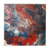 赤、白、青 タイル (正面)