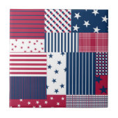 赤、白、青 タイル (正面)