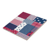 赤、白、青 タイル (側面)