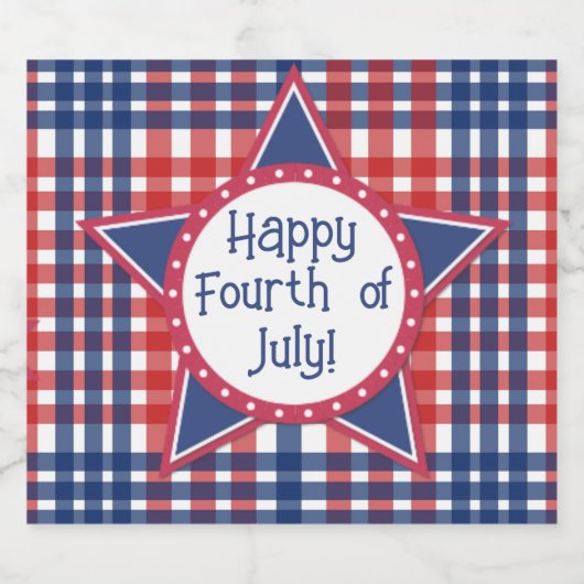 赤、白、青 ビールラベル (シングルラベル)