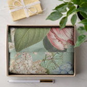 赤 – 白 – 青 – フローラ – ブーケの切り離し 薄葉紙 (ギフト)