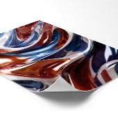 赤、白、青 ポスター (角)