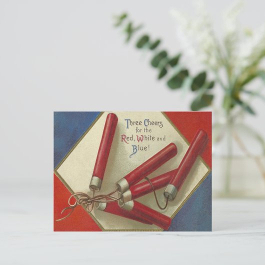 赤、白、青 ポストカード (スタンド正面)