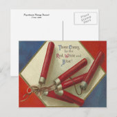 赤、白、青 ポストカード (正面/裏面)