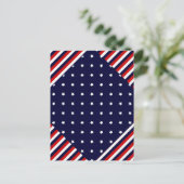 赤、白、青 ポストカード (スタンド正面)