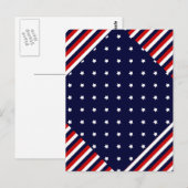 赤、白、青 ポストカード (正面/裏面)