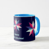 赤、白、青 マグカップ (正面右)