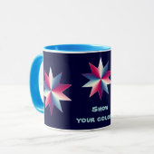 赤、白、青 マグカップ (正面左)