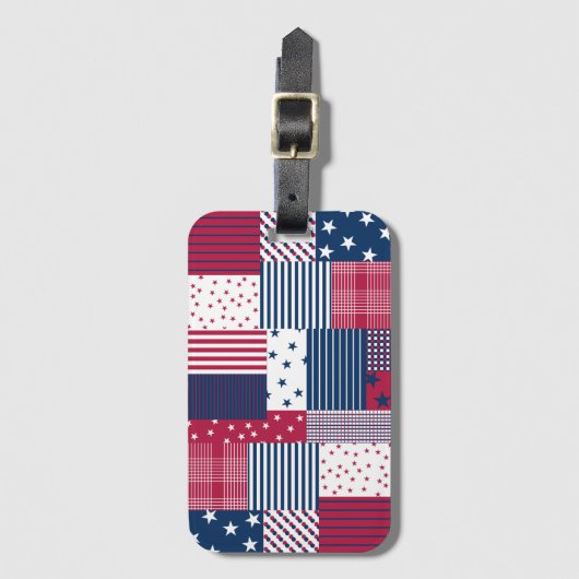 赤、白、青 ラゲッジタグ (正面縦)