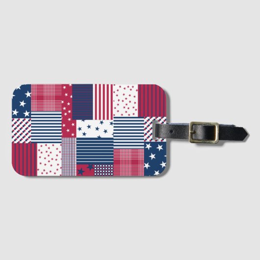 赤、白、青 ラゲッジタグ (正面横)