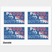 赤・白・青「南誇りを持ったに」 長方形シール (シート)