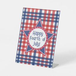 赤、白、青 台座サイン