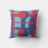 赤、白、青（星あり） アウトドアクッション (裏面)