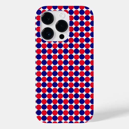 赤、白、青 Case-Mate iPhoneケース (裏面)