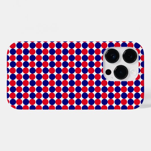 赤、白、青 Case-Mate iPhoneケース (裏面 (横))