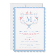 赤・白・青BBQ 7月モノグラム紋章4日