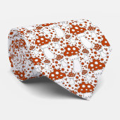 赤、白、黒のキノコお洒落のドードル ネクタイ (ロール)