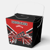 赤、白、黒のチアリーダー フェイバーボックス (正面)